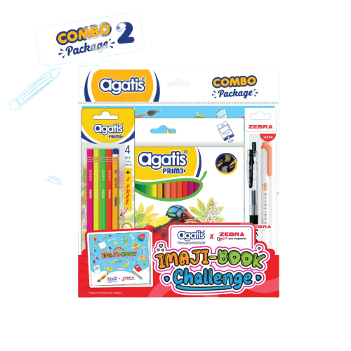 Jual Agatis - Paket Mewarnai dan Menggambar Kombo 2 Imaji Book Agatis X ...