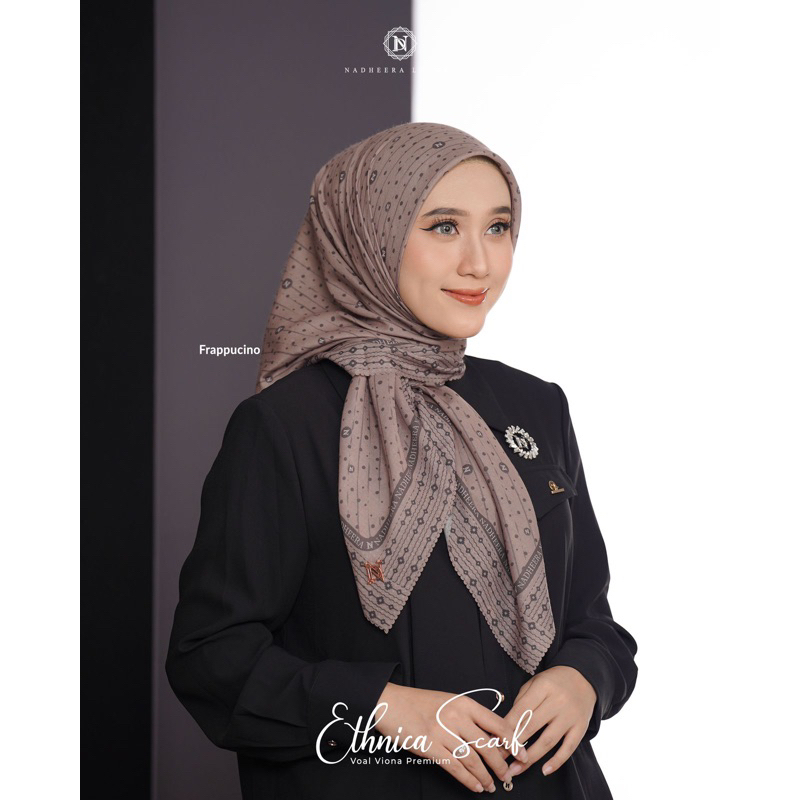 Jual Ethnica Scarf by Nadheera Luxury // Hijab segiempat Terbaru