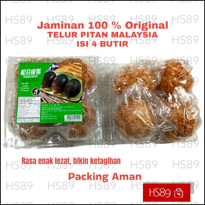 Jual Telur Pitan - Telur Pidan - Bitan - Telur Seribu Tahun - Telur ...
