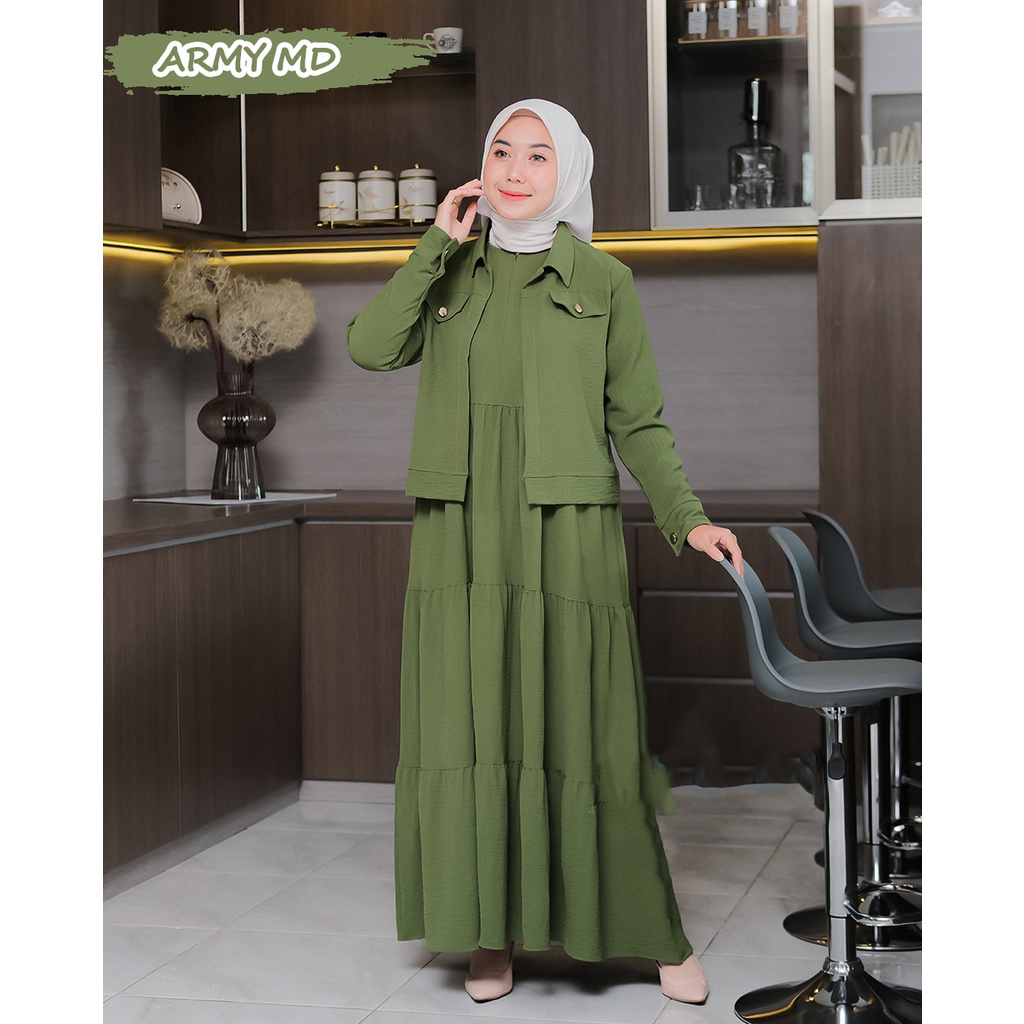 Jual Kanifa Gamis Set Blazer Model Sekarang Import Murah Gamis Dewasa