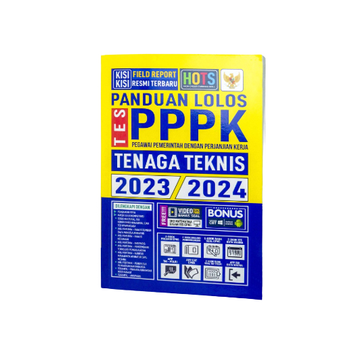Jual Buku Latihan Soal Kisi-Kisi PPPK Tenaga Teknis 2023 2024 / Panduan