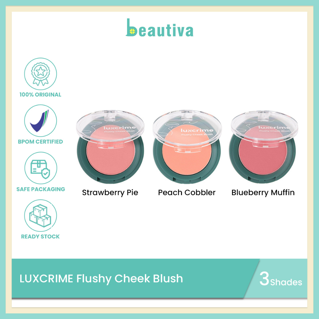 Jual Luxcrime Flushy-Cheek Blush | Shopee Indonesia