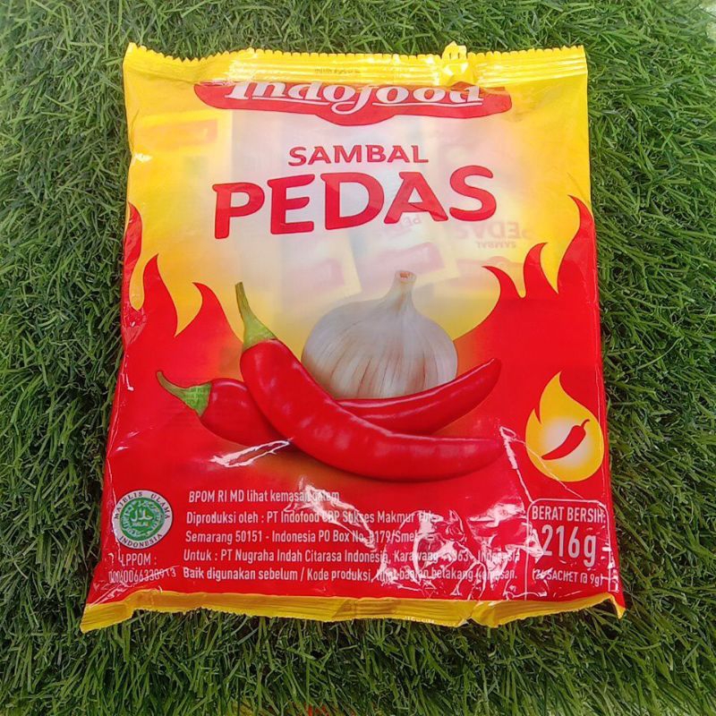 Jual Sambal Pedas Indofood Sachet 9gr Isi 24 Sachet | Shopee Indonesia