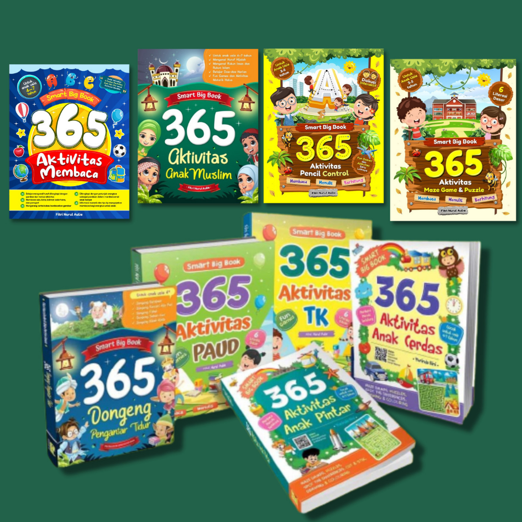 Jual Smart Big Book 365 Aktivitas PAUD/Aktivitas TK/anak Muslim/cerdas ...