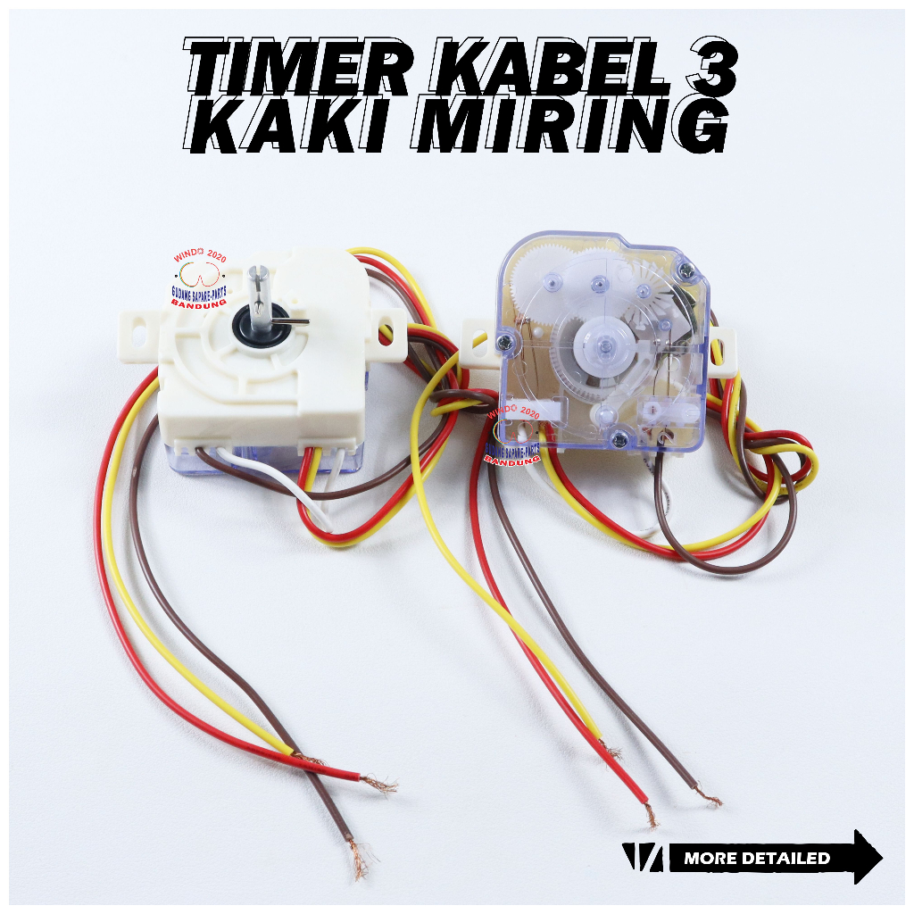 Jual TIMER PENCUCI MESIN CUCI KAKI MIRING 3 KABEL | PEMUTARAN PEMBILAS ...