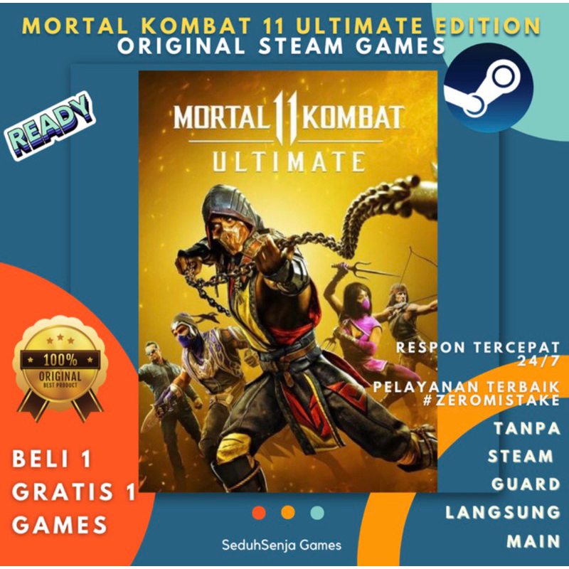 Jual Mortal Kombat 11 Ultimate Edition PC Original Steam | Shopee Indonesia