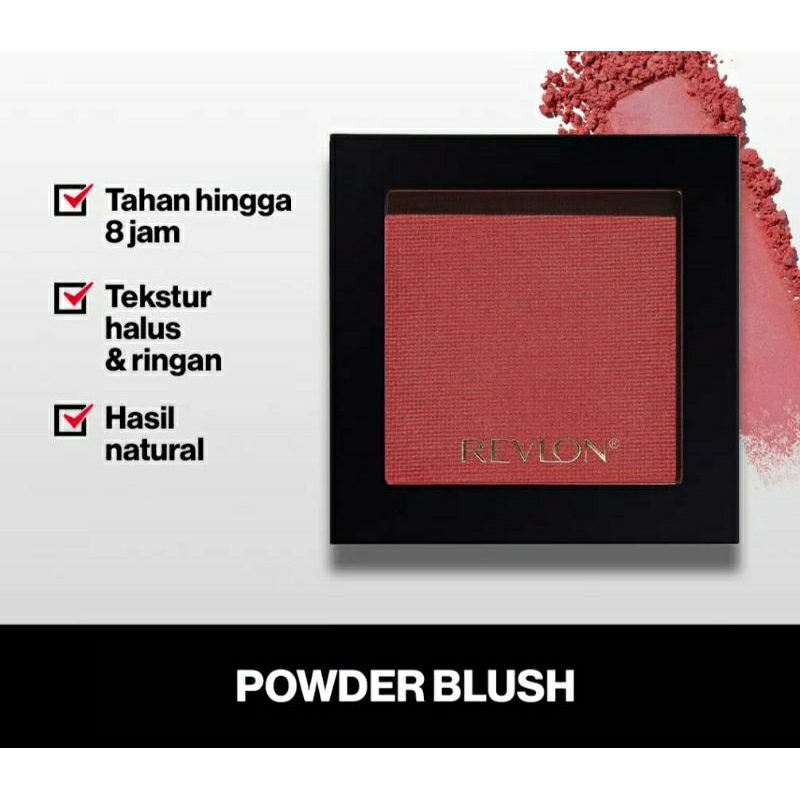 Jual Revlon Blush On Powder Blush With Brush Shopee Indonesia
