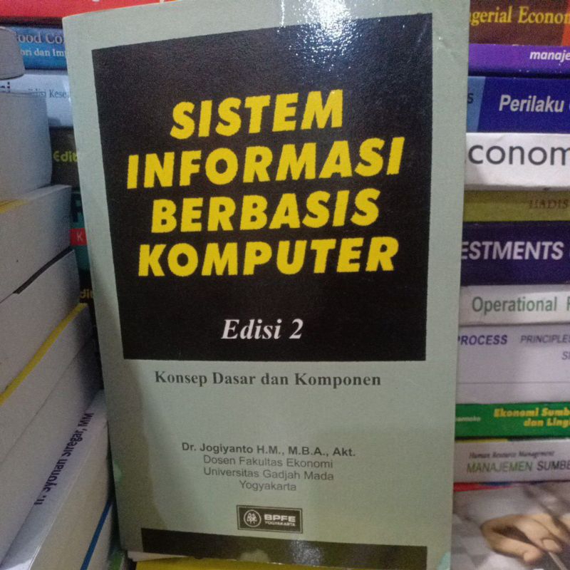 Jual Sistem Informasi Berbasis Komputer Edisi 2 By Dr Jogiyanto ...