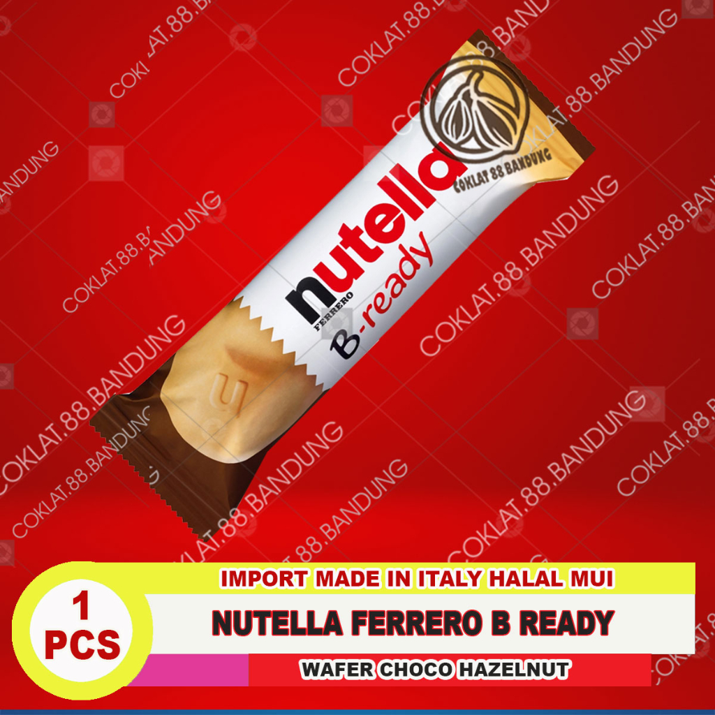 Jual NUTELLA FERRERO B READY 22GR HALAL, NUTELLA BISCUIT B READY 22 GR ...