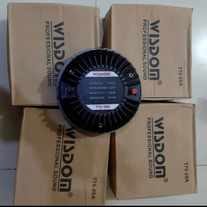 Jual Driver Tweeter Wisdom T75-08A - T7508A Original | Shopee Indonesia