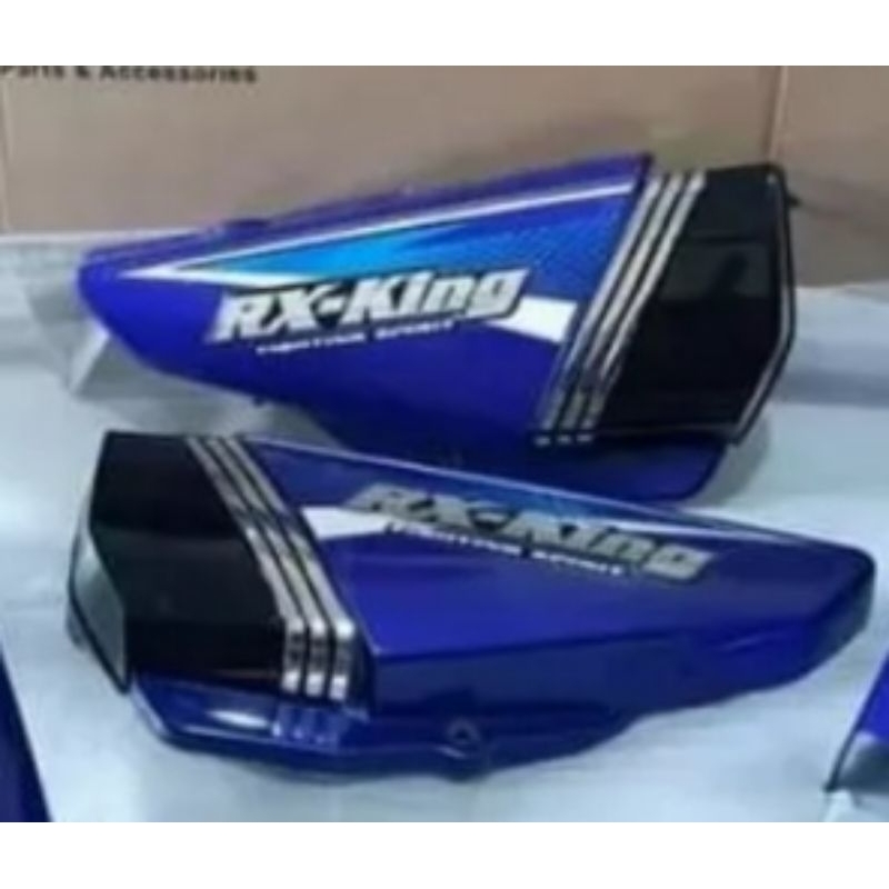 Jual Box Tutup Aki RX King 2003 Biru Set Emblem | Shopee Indonesia