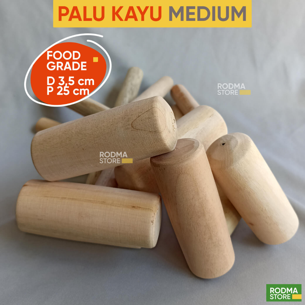 Jual Palu kayu ukuran SEDANG palu pounding pinata hakim ecoprint