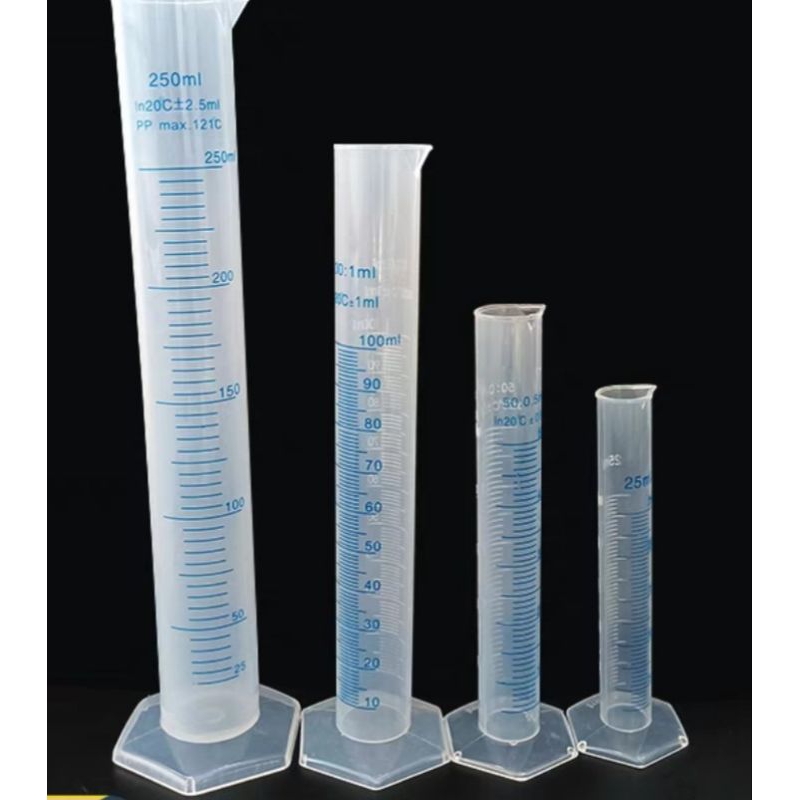 Jual Measuring Cylinder Plastic 100 Ml 50 Ml 25 Ml 10 Ml Gelas Ukur Plastik Gelas Takar Plastik 4210