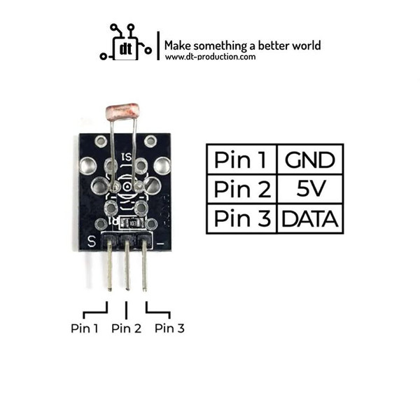 Jual Modul Sensor LDR KY-018 Sensor Cahaya Arduino | Shopee Indonesia