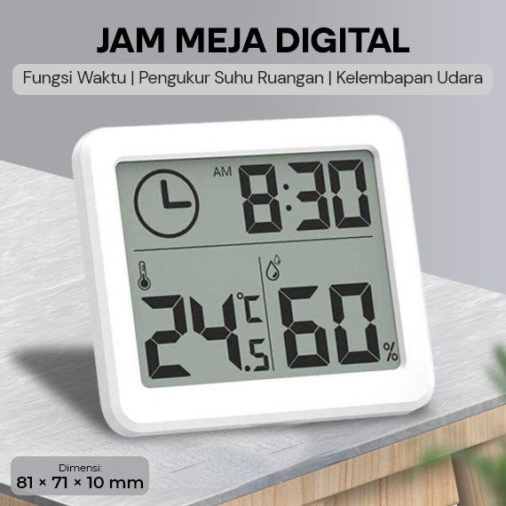 Jual POM Jam Digital Meja Mini Dinding Watch Desk Wall Minimalis Kecil
