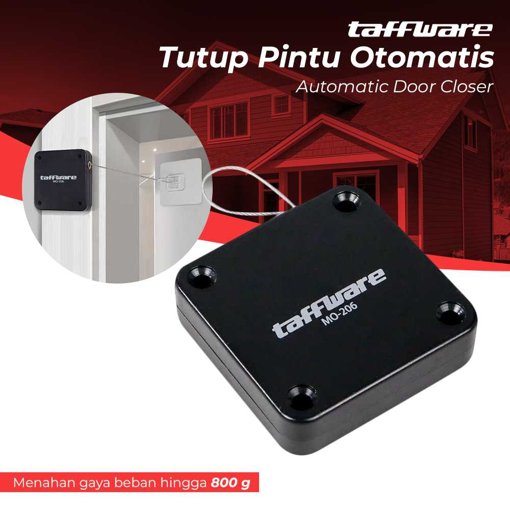 TAFFHOME / TAFFWARE - Alat Tutup Pintu Otomatis Automatic Door Closer 800 Gram - Penutup Pintu Otomatis