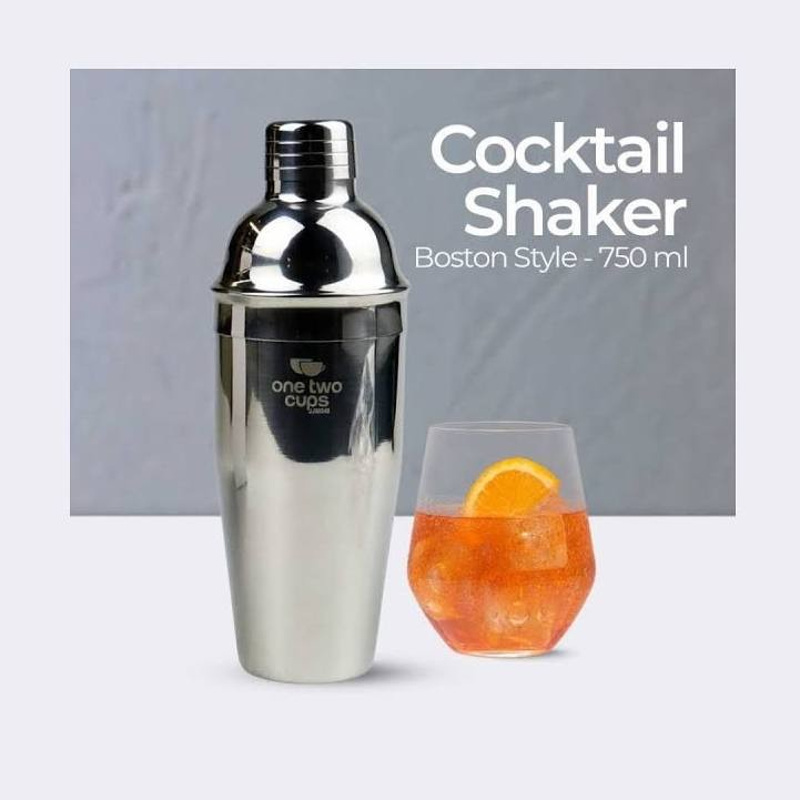 Jual Cocktail Shaker Stainless Steel Premium 750ML Gelas Pengocok
