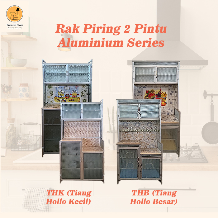 Jual Rak Piring Pintu Mj Minimalis Aluminium Tiang Holo Kecil Keramik