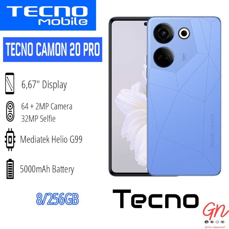 Jual TECNO CAMON 20 PRO 8/256GB GARANSI RESMI | Shopee Indonesia