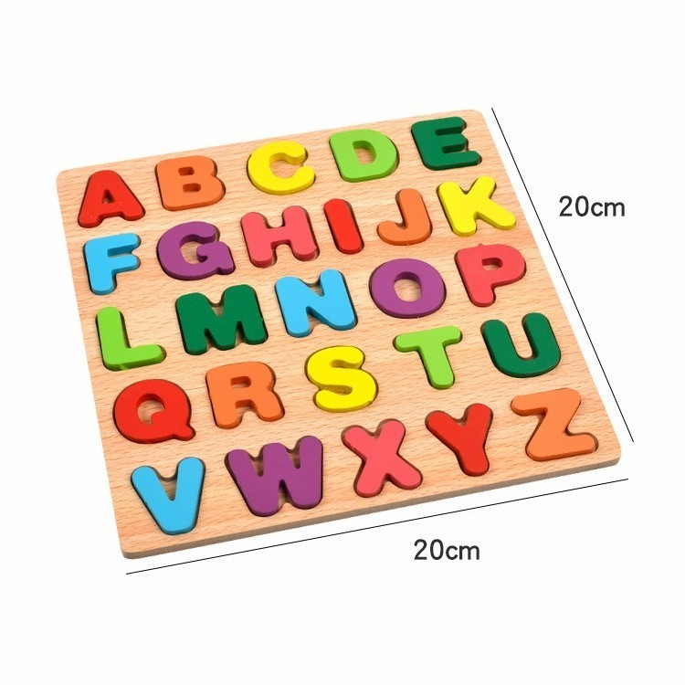 Jual Mainan Puzzle Huruf Besar- Mainan abjad Huruf besar - Mainan Susun ...