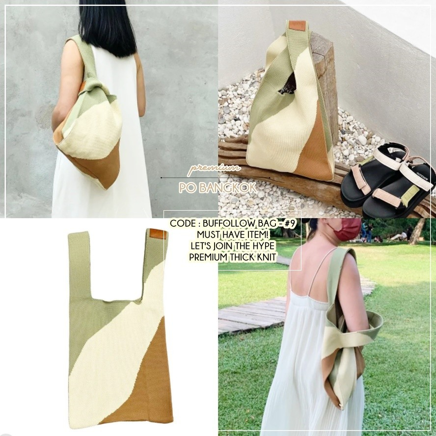 Jual READY STOCK BUFFOLLOW VACAY TOTE BAG TAS VIRAL BANGKOK MOTIF EARTH ...