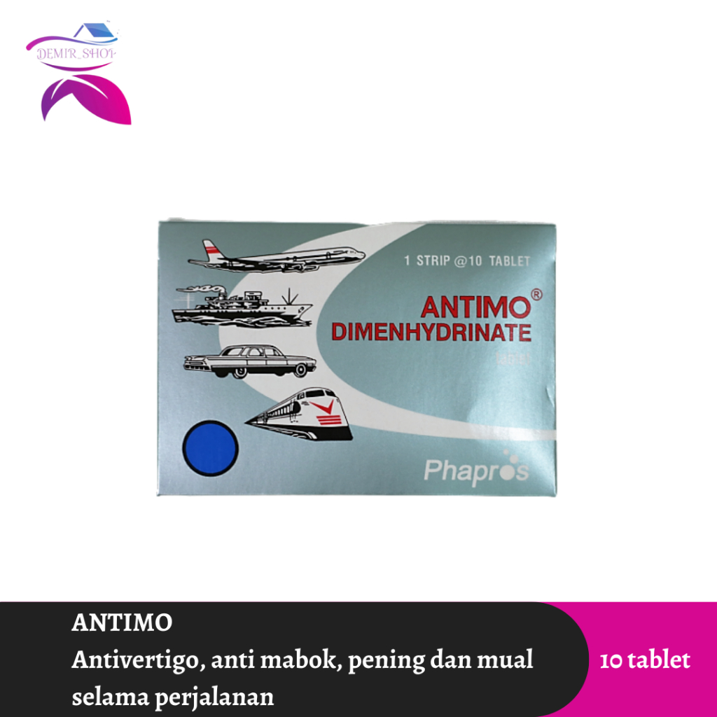 Jual Antimo Strip / Obat Anti Mabuk Perjalanan | Shopee Indonesia