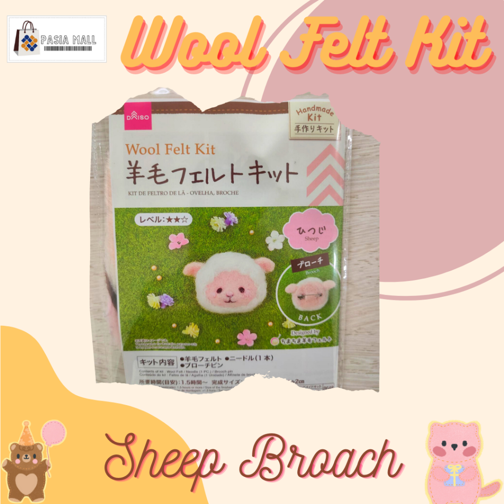 Jual Wool Felting Kit Daiso Japan Shopee Indonesia