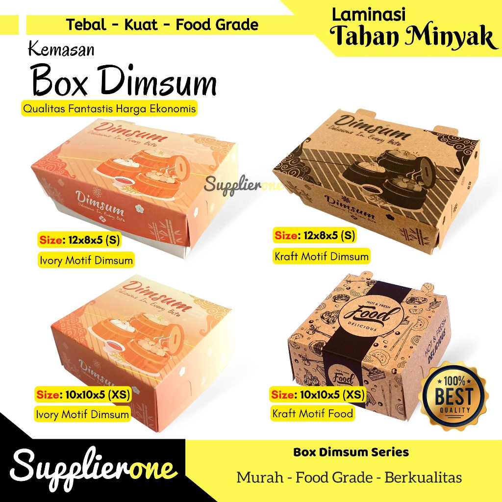 Jual Box Dimsum / Wadah Dimsum / Dus Takoyaki / Box Takoyaki / Kemasan