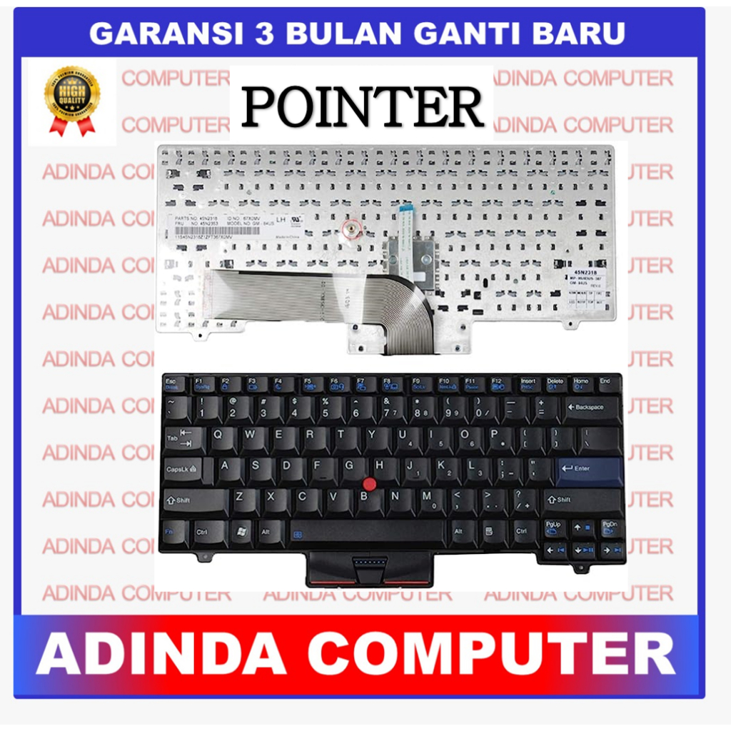 Jual Keyboard Lenovo Thinkpad SL410 L410 L412 L420 L510 L512 L520 SL510 ...