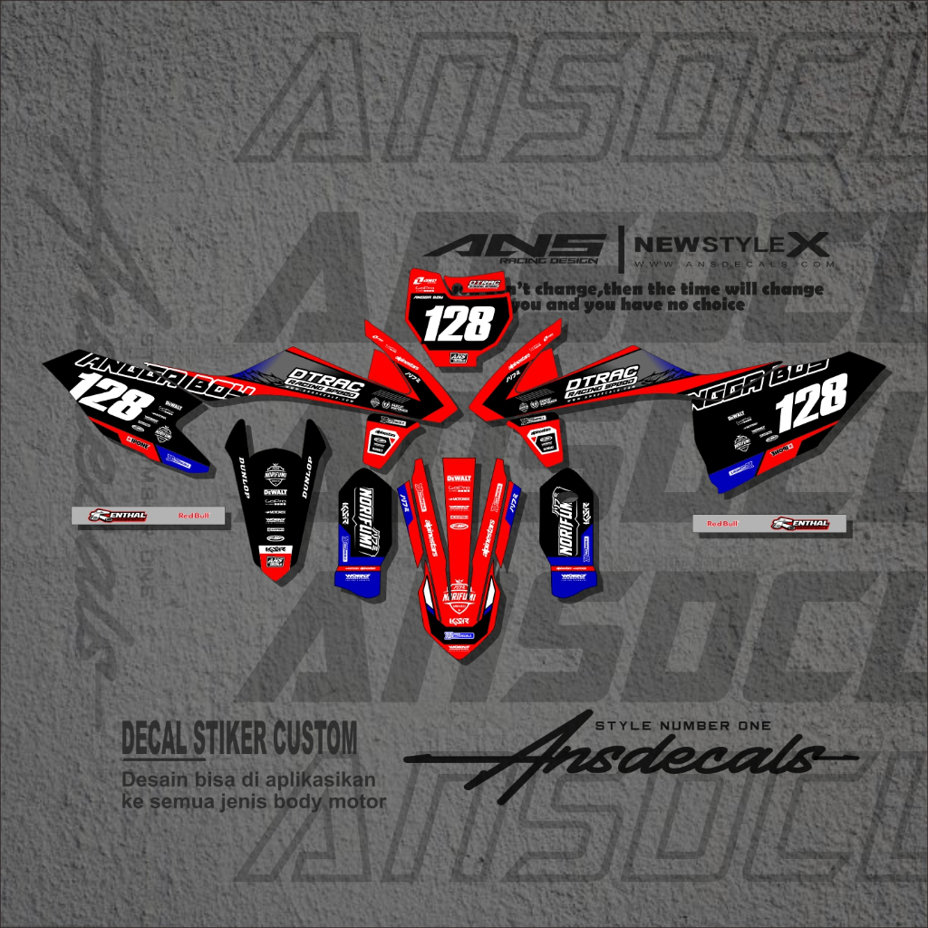 Jual decal ktm 85 2017 decal ktm 250 stiker ktm Shopee Indonesia