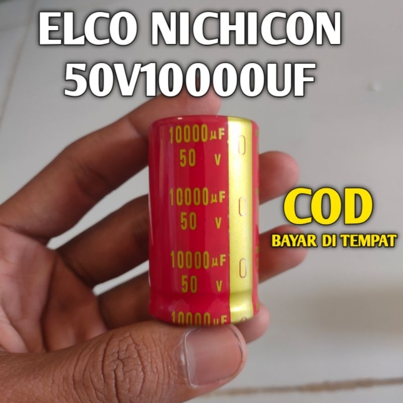 Jual Elco Uf V Nichicon Merah Shopee Indonesia