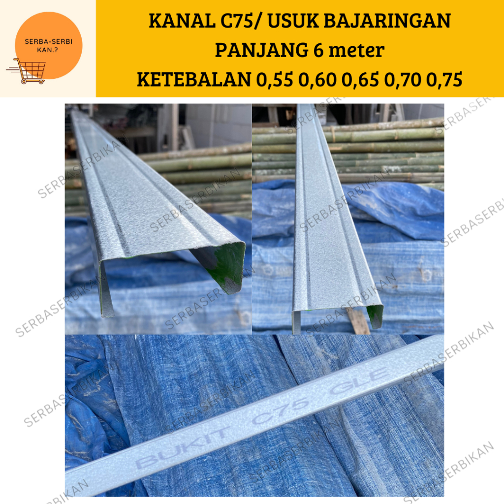 Jual KANAL C 75 USUK BAJA RINGAN | Shopee Indonesia