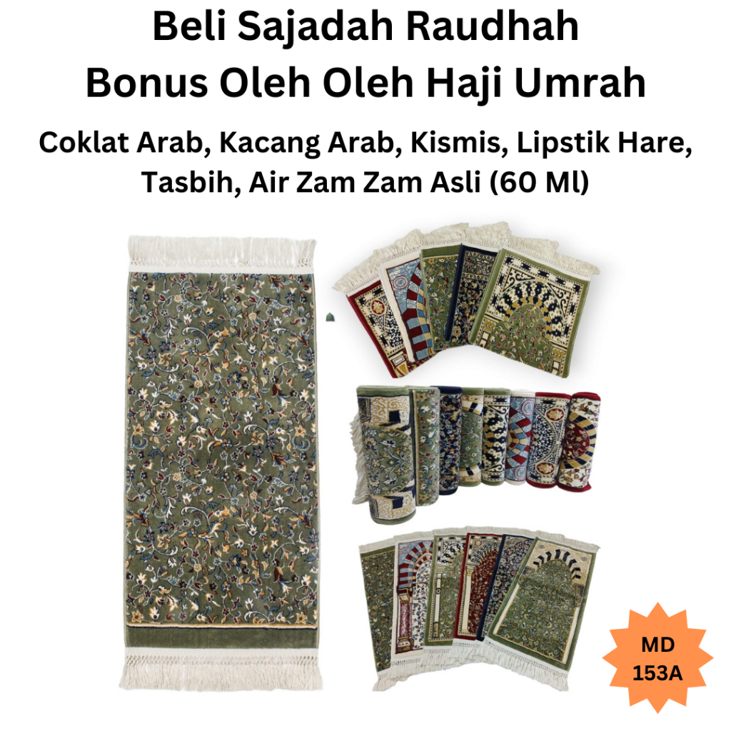 Jual Sajadah Raudah Madinah Nabawi, Sajadah Raudhah, Sajadah Rawdah ...