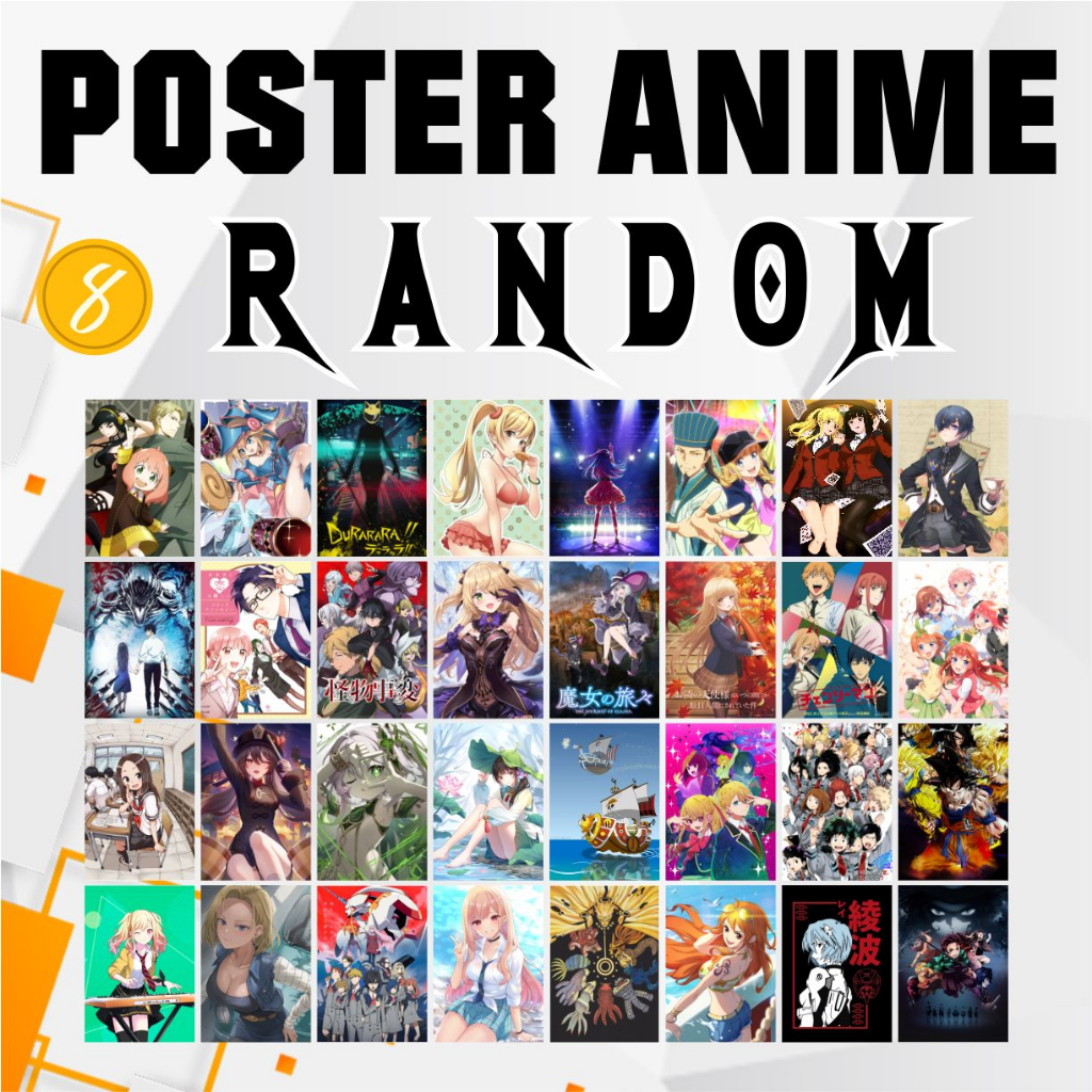 Jual [BACA DESKRIPSI] Poster Anime Random (Ukuran Postcard / Post Card ...
