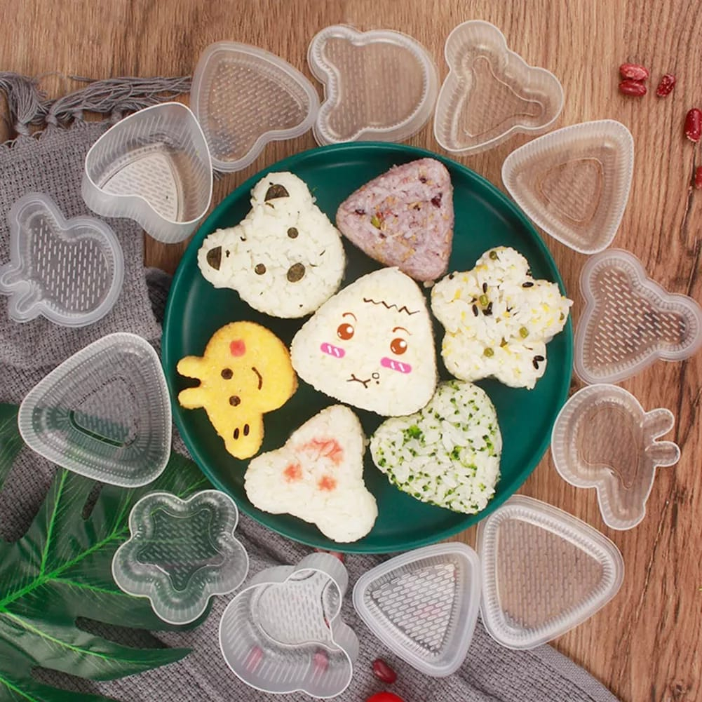 Jual Cetakan Bento Onigiri / Cetakan Roti berbagai bentuk, cetakan ...