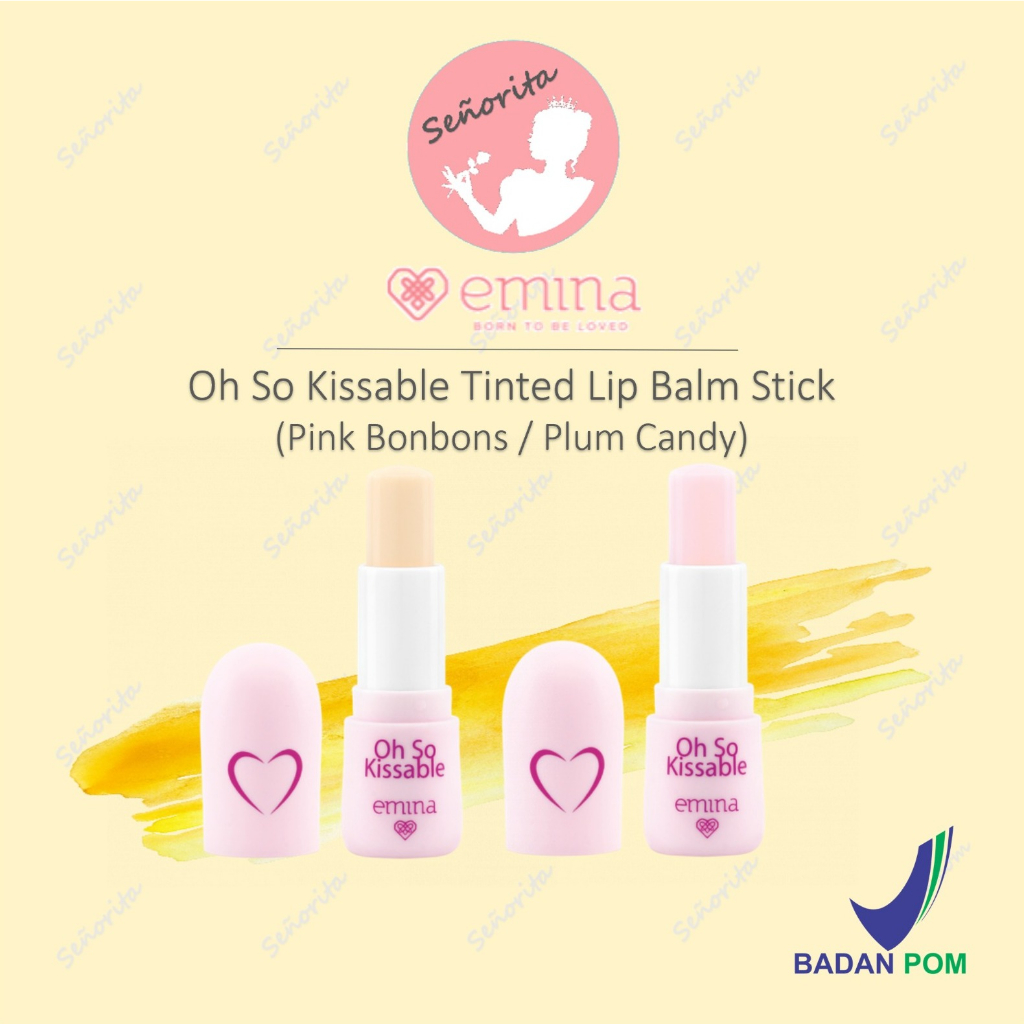 Jual EMINA Oh So Kissable Tinted Balm Stick 3.4 g Shopee Indonesia