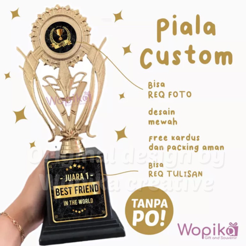 Jual Piala Custom By Wopika Creative Shopee Indonesia