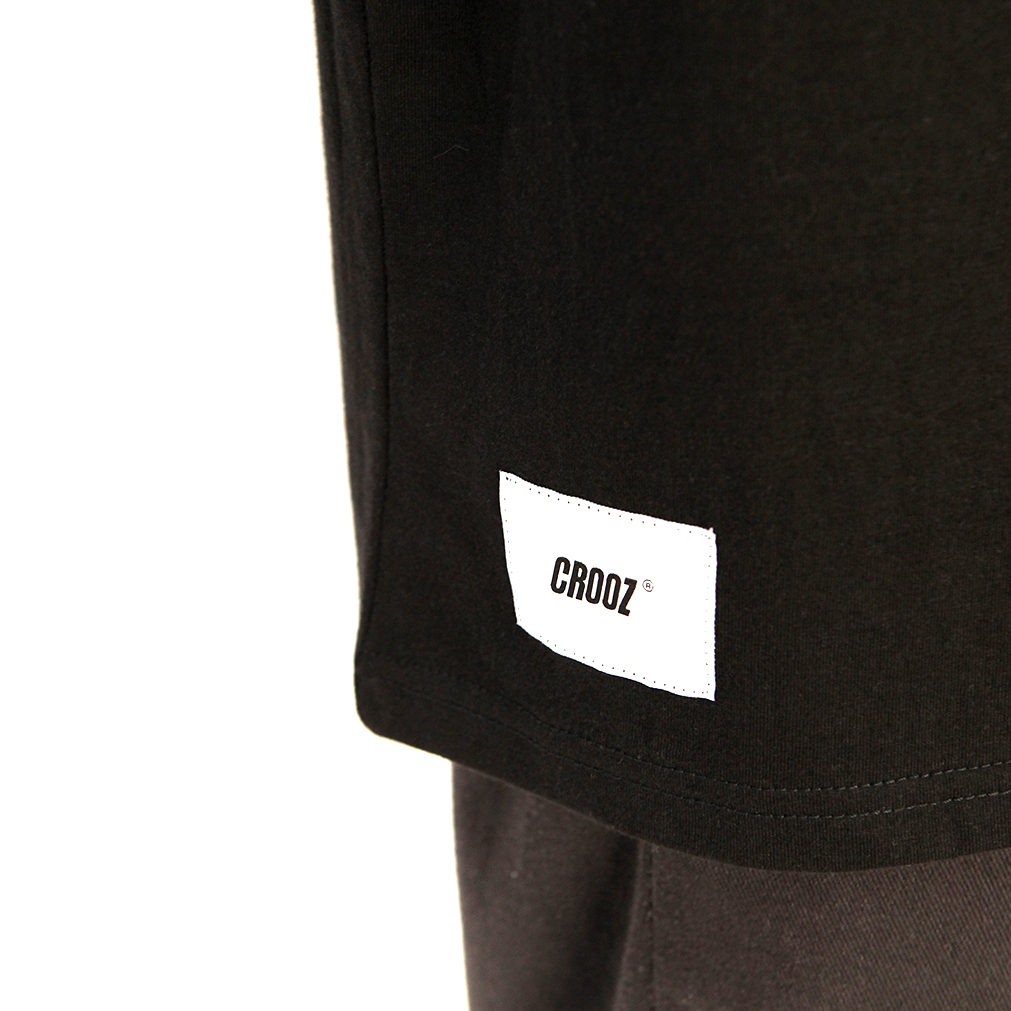 Jual BLANK TEE OVERSIZED | CROOZ HEAVYWEIGHT T-SHIRT | BLACK | KAOS ...