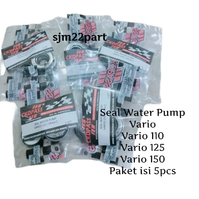 Jual Seal Water Pump Vario Vario 110 Vario 125Vario 150 Paket isi 5pcs