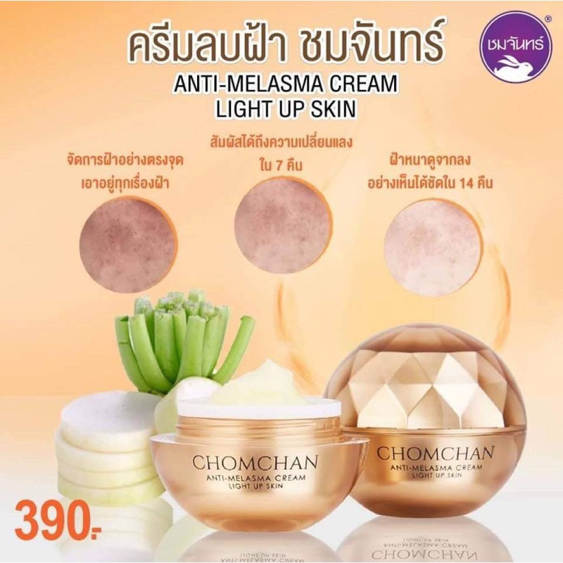 Jual Chomchan Anti Melasma Cream Light Up Skin Original Cream Pemutih