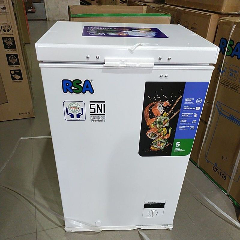 Jual RSA CHEST FREEZER 100 LITER CF-110 COOLER BOX | Shopee Indonesia