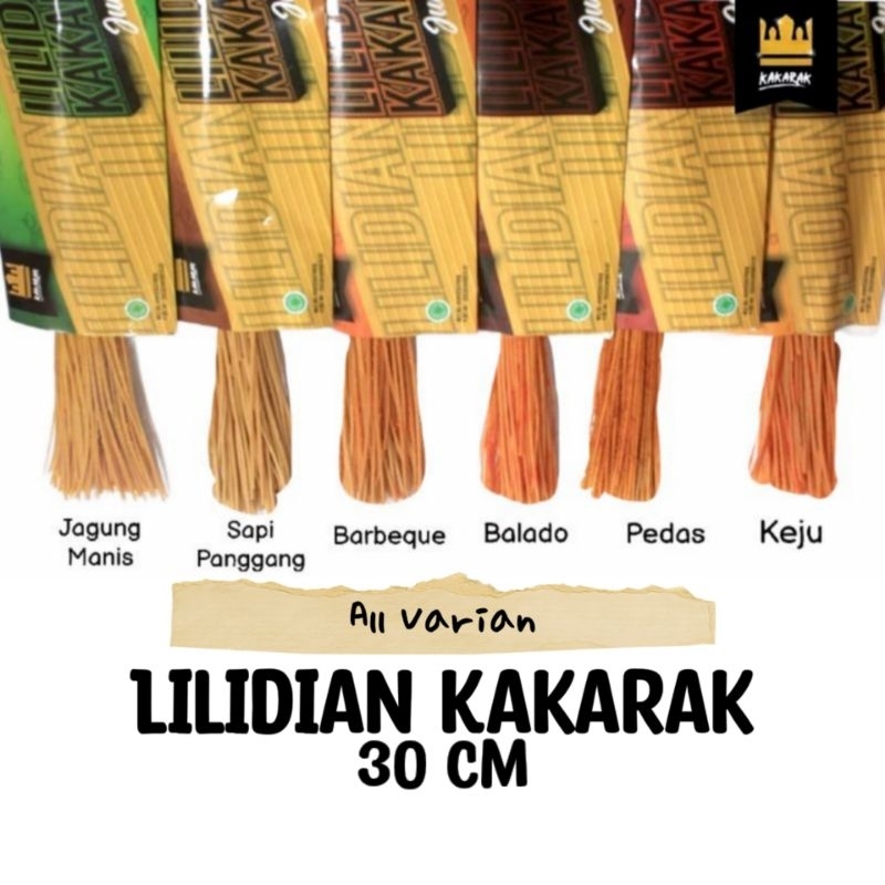 Jual Kakarak LILIDIAN Mie Lidi 30cm 85gr - Makanan Ringan (Grosir ...