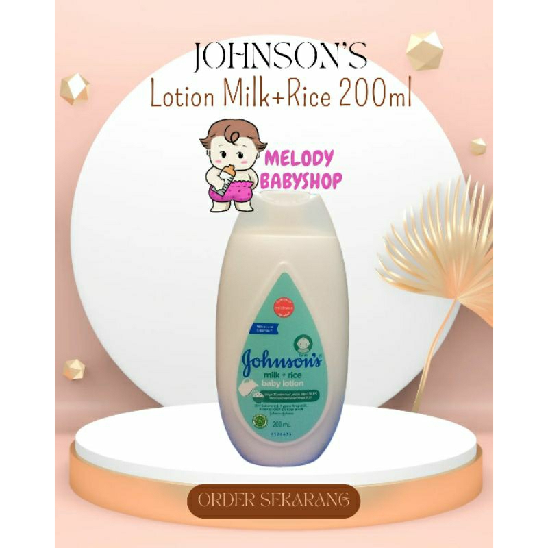 Jual JOHNSON'S MILK&RICE LOTION 200ML | Shopee Indonesia
