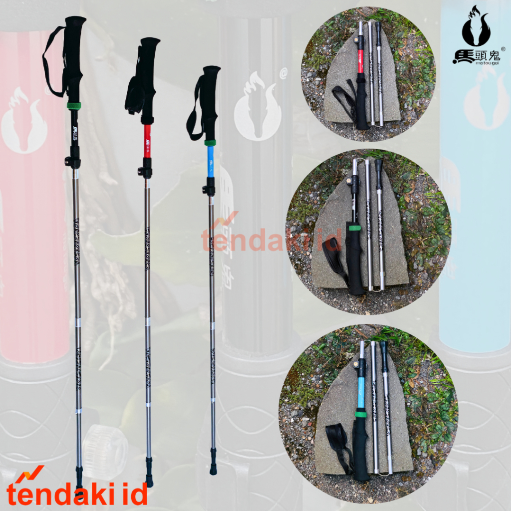 Jual Trekking Pole Naturhike / Tracking Pole Lipat Ultralight Matougui