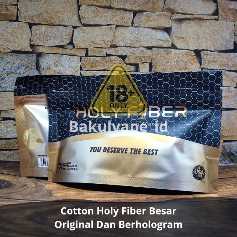 Jual Cotton Holy Fiber Premium Wicking Material Original 100 Hologram