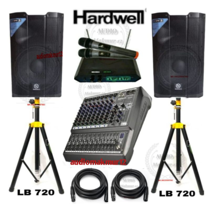 Jual Speaker Aktif Hardwell Dsr15pro Dsr15 Pro Dsr 15 Pro 1000watt ×2