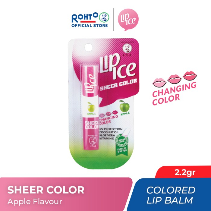 Jual Lip Ice Sheer Colour Apple 2.2gr (Prevents dry and chapped lips and sunburn) Shopee