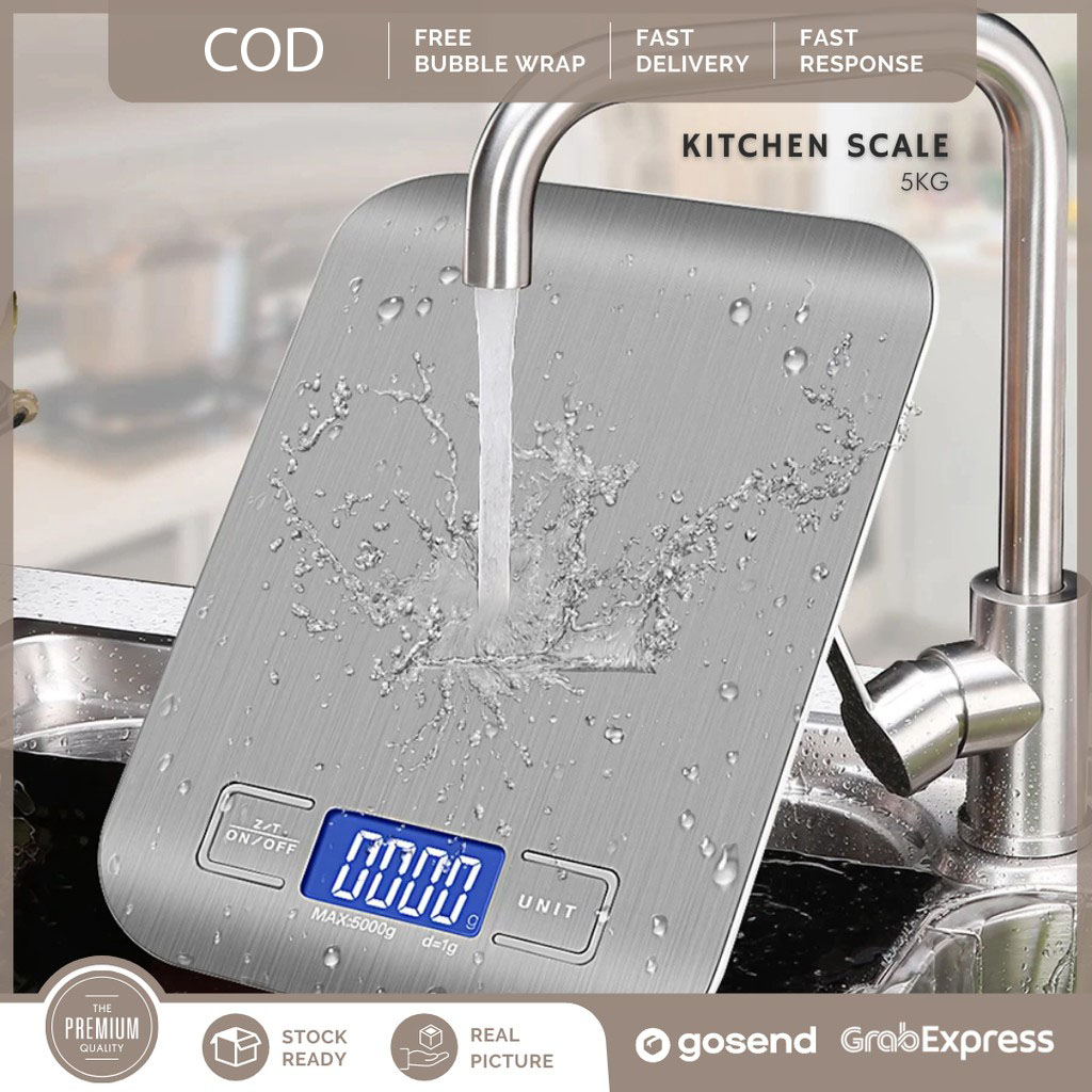 Jual TIMBANGAN DAPUR DIGITAL 5KG BAKING ROTI KUE ADONAN TEPUNG Akurasi ...