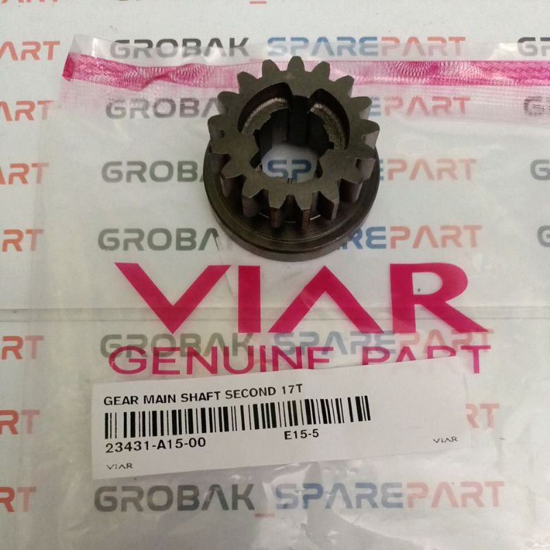 Jual Gigi Rasio No. 2 (17T) AS Kopling, R4 Viar ATV Razor 150UT ...