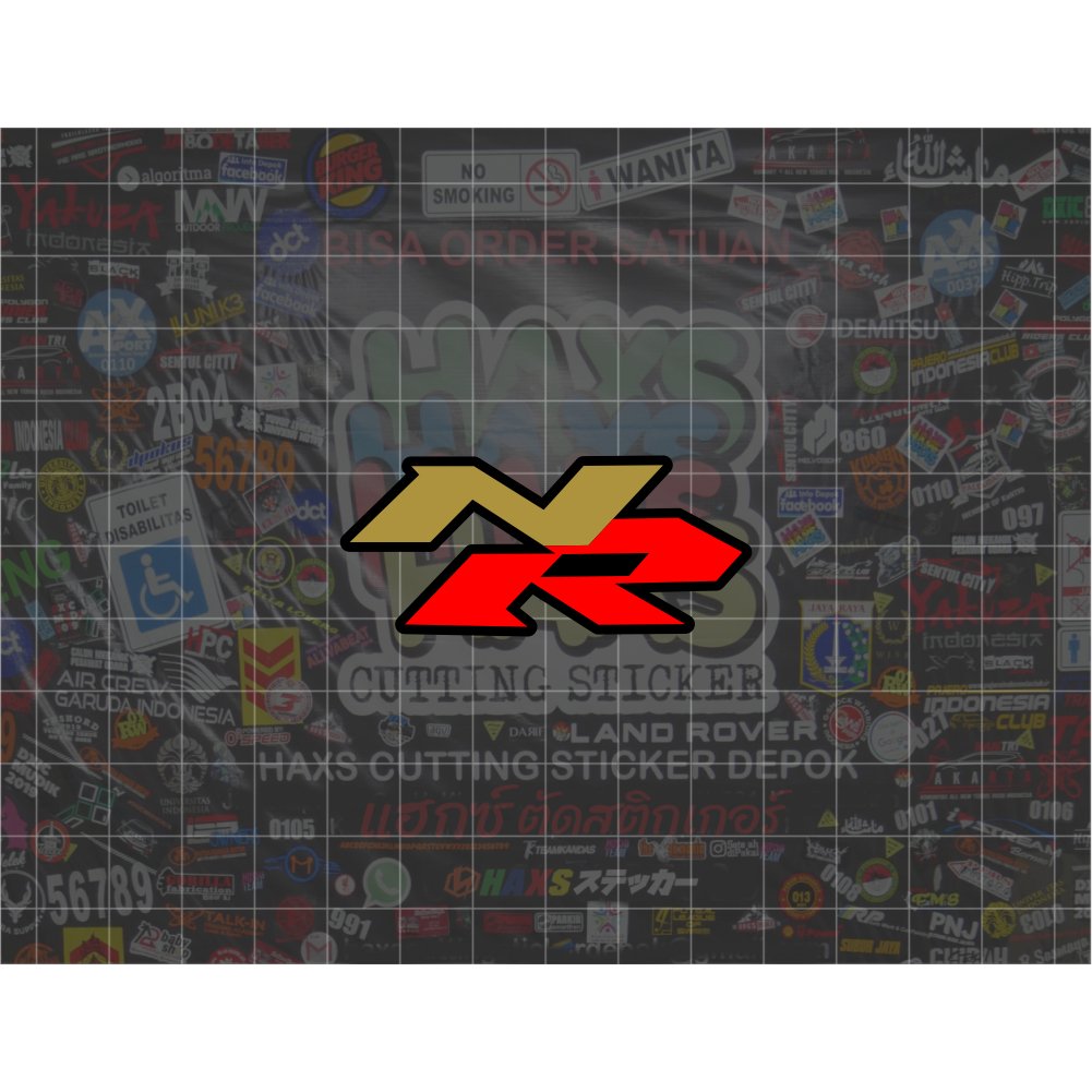 Jual Cutting Sticker NR Nightrider Suzuki Ukuran 6.3 x 2.8 Untuk motor ...